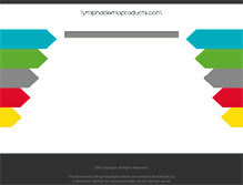 Tablet Screenshot of lymphademaproducts.com